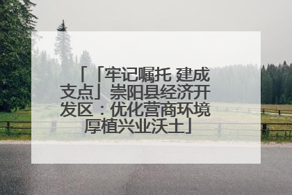 「牢记嘱托 建成支点」崇阳县经济开发区：优化营商环境 厚植兴业沃土