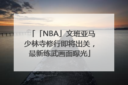 「NBA」文班亚马少林寺修行即将出关，最新练武画面曝光