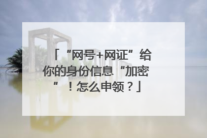 “网号+网证”给你的身份信息“加密”！怎么申领？