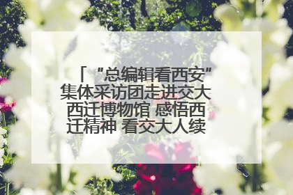 “总编辑看西安”集体采访团走进交大西迁博物馆 感悟西迁精神 看交大人续写爱国奋斗新篇章