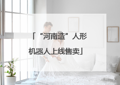 “河南造”人形机器人上线售卖