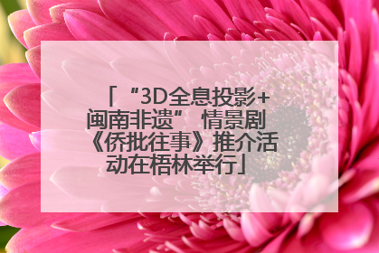 “3D全息投影+闽南非遗” 情景剧《侨批往事》推介活动在梧林举行