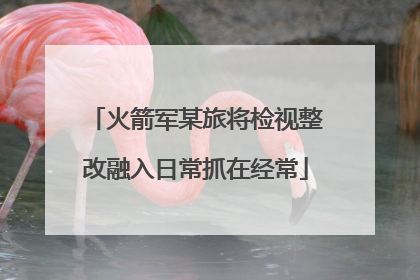 火箭军某旅将检视整改融入日常抓在经常