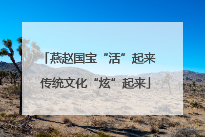 燕赵国宝“活”起来 传统文化“炫”起来