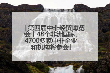 第四届中非经贸博览会丨48个非洲国家、4700多家中非企业和机构将参会