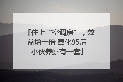 住上“空调房”，效益增十倍 奉化95后小伙养虾有一套