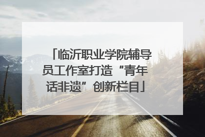 临沂职业学院辅导员工作室打造“青年话非遗”创新栏目