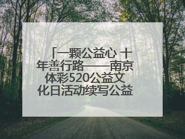 一颗公益心 十年善行路——南京体彩520公益文化日活动续写公益新篇章