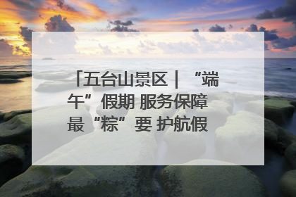 五台山景区｜“端午”假期 服务保障最“粽”要 护航假期“不打烊”