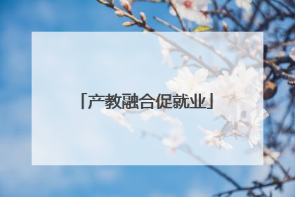 产教融合促就业