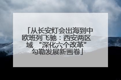 从长安灯会出海到中欧班列飞驰：西安两区域 “深化六个改革” 勾勒发展新画卷