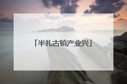 半扎古镇产业兴