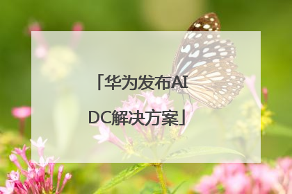 华为发布AI DC解决方案