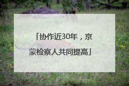 协作近30年，京蒙检察人共同提高
