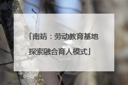 南靖：劳动教育基地探索融合育人模式