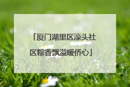 厦门湖里区濠头社区粽香飘溢暖侨心