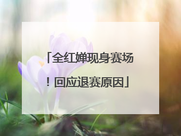 全红婵现身赛场！回应退赛原因