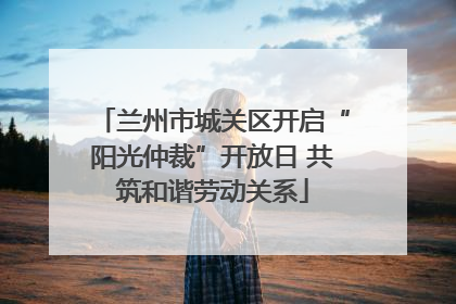 兰州市城关区开启“阳光仲裁”开放日 共筑和谐劳动关系