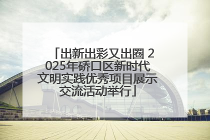 出新出彩又出圈 2025年硚口区新时代文明实践优秀项目展示交流活动举行