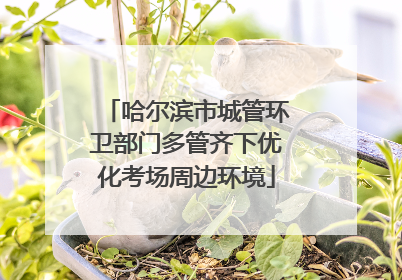 哈尔滨市城管环卫部门多管齐下优化考场周边环境