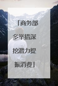 商务部多举措深挖潜力提振消费