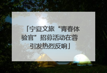 宁夏文旅“青春体验官”招募活动在蓉引发热烈反响