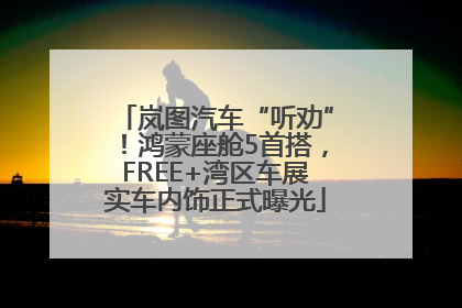 岚图汽车“听劝”！鸿蒙座舱5首搭，FREE+湾区车展实车内饰正式曝光
