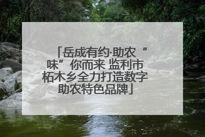 岳成有约·助农“味”你而来 监利市柘木乡全力打造数字助农特色品牌