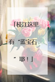 枝江这里有“蓝宝石”耶！