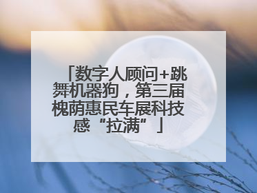 数字人顾问+跳舞机器狗，第三届槐荫惠民车展科技感“拉满”