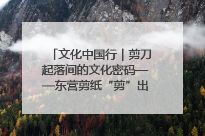 文化中国行｜剪刀起落间的文化密码——东营剪纸“剪”出非遗传承与现代生活的融合之道