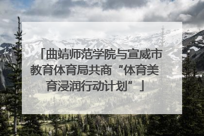 曲靖师范学院与宣威市教育体育局共商“体育美育浸润行动计划”