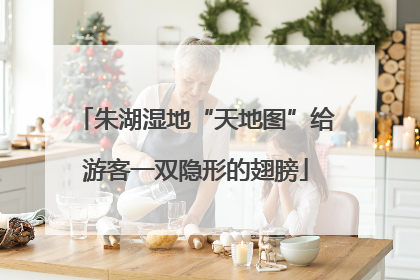 朱湖湿地“天地图”给游客一双隐形的翅膀