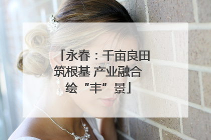 永春：千亩良田筑根基 产业融合绘“丰”景