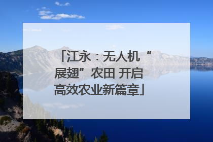 江永：无人机“展翅”农田 开启高效农业新篇章