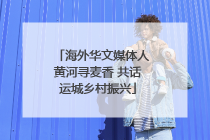 海外华文媒体人黄河寻麦香 共话运城乡村振兴