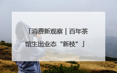 消费新观察｜百年茶馆生出业态“新枝”