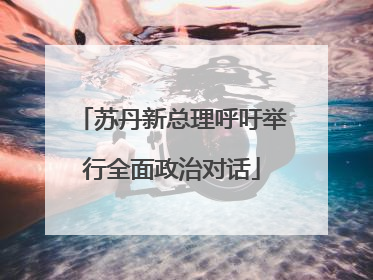 苏丹新总理呼吁举行全面政治对话