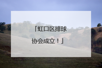 虹口区排球协会成立！