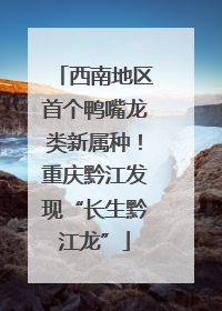 西南地区首个鸭嘴龙类新属种！重庆黔江发现“长生黔江龙”