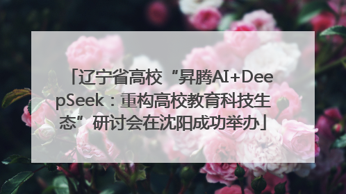 辽宁省高校“昇腾AI+DeepSeek：重构高校教育科技生态”研讨会在沈阳成功举办