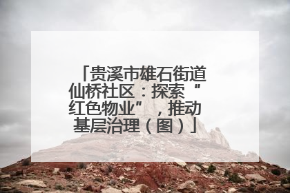 贵溪市雄石街道仙桥社区：探索“红色物业”，推动基层治理（图）