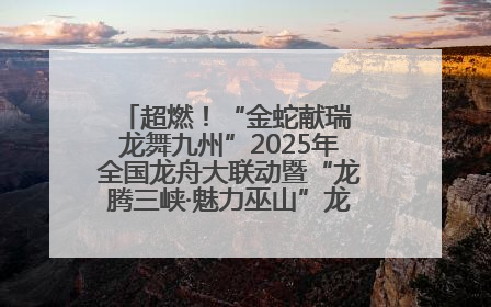 超燃！“金蛇献瑞 龙舞九州”2025年全国龙舟大联动暨“龙腾三峡·魅力巫山”龙舟邀请赛圆满落幕！