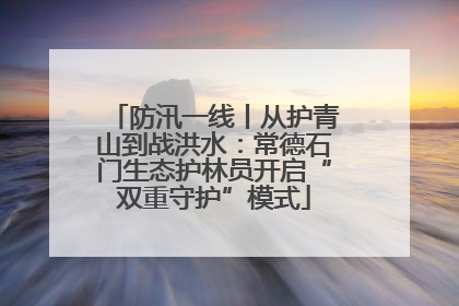 防汛一线丨从护青山到战洪水：常德石门生态护林员开启“双重守护”模式