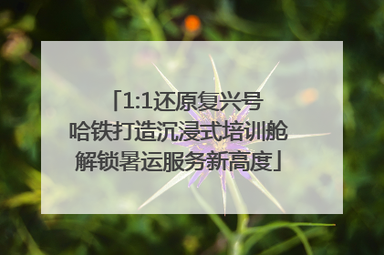 1:1还原复兴号 哈铁打造沉浸式培训舱解锁暑运服务新高度