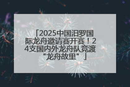 2025中国汨罗国际龙舟邀请赛开赛！24支国内外龙舟队竞渡“龙舟故里”