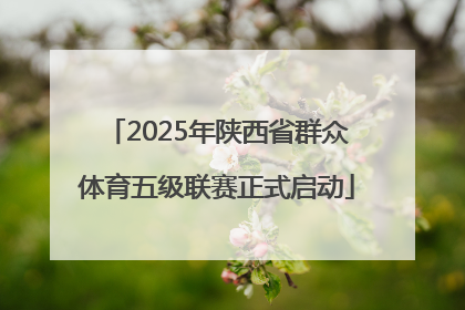 2025年陕西省群众体育五级联赛正式启动